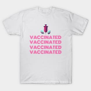 Vaccinated x 4 T-Shirt